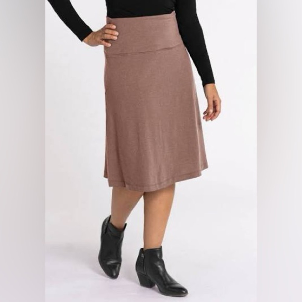 Woolx Marilyn Merino Wool Midi Skirt